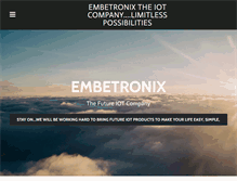 Tablet Screenshot of embetronix.com